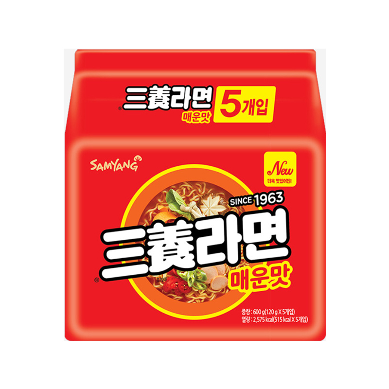 SAMYANG Ramen Spicy 120g x 5p x 8