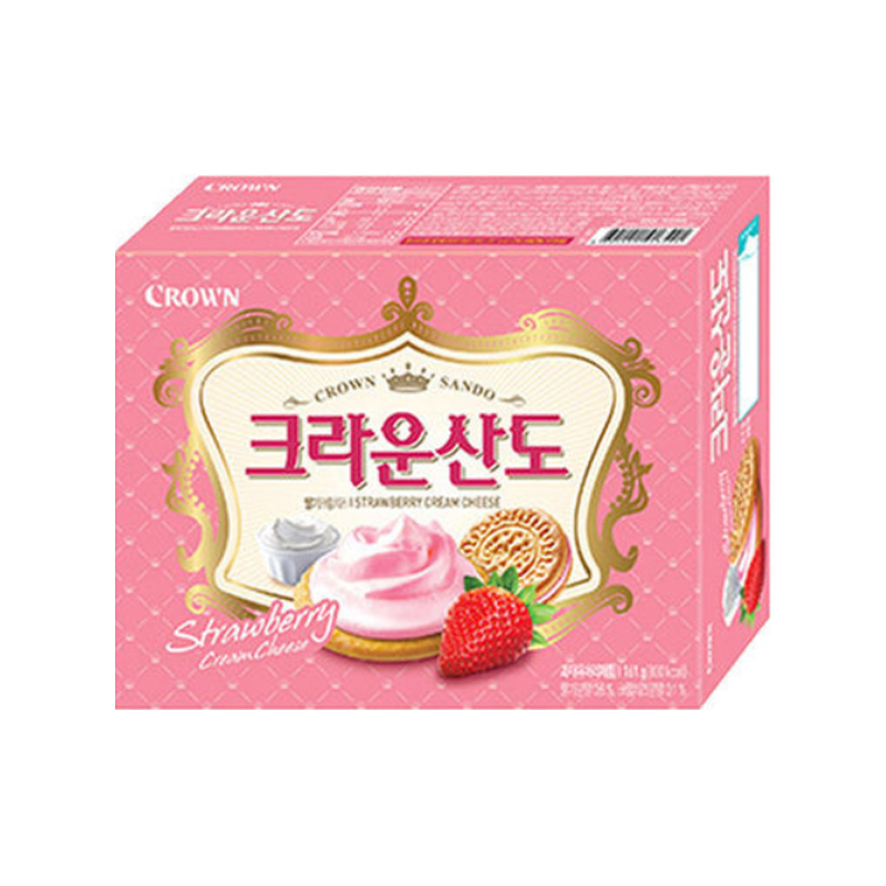 CROWN Sand Strawberry Cream Cheese 161g x 12