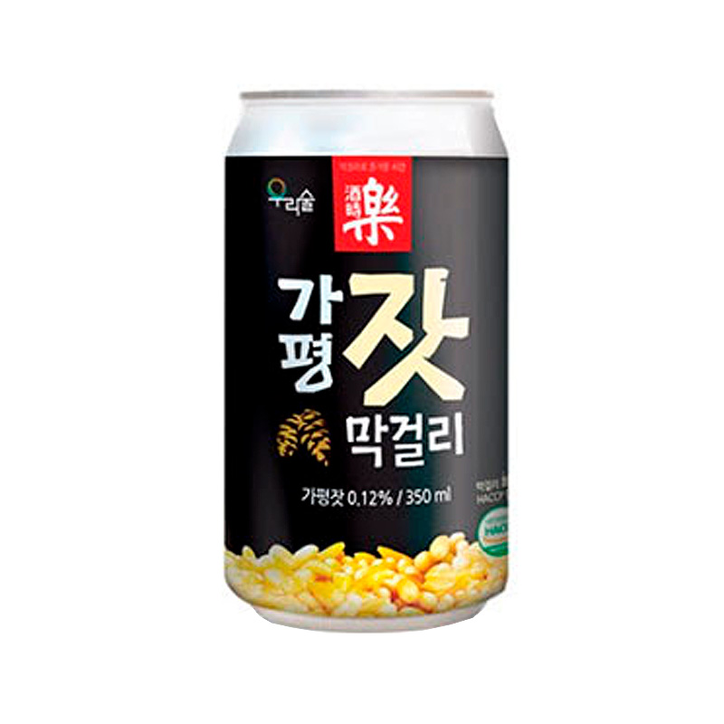 WOORISOOL Sparkling Pinenut Makgeolli CAN Alc. 6% 350ml x 24