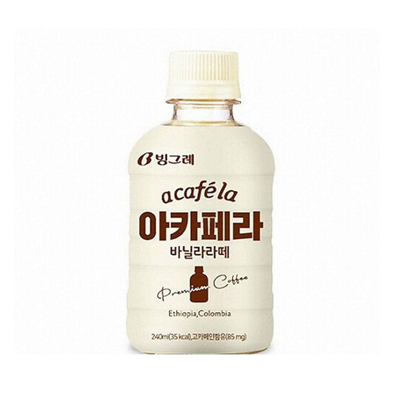 BINGGRAE Acafela Vanila Latte (R) 240ml x 20