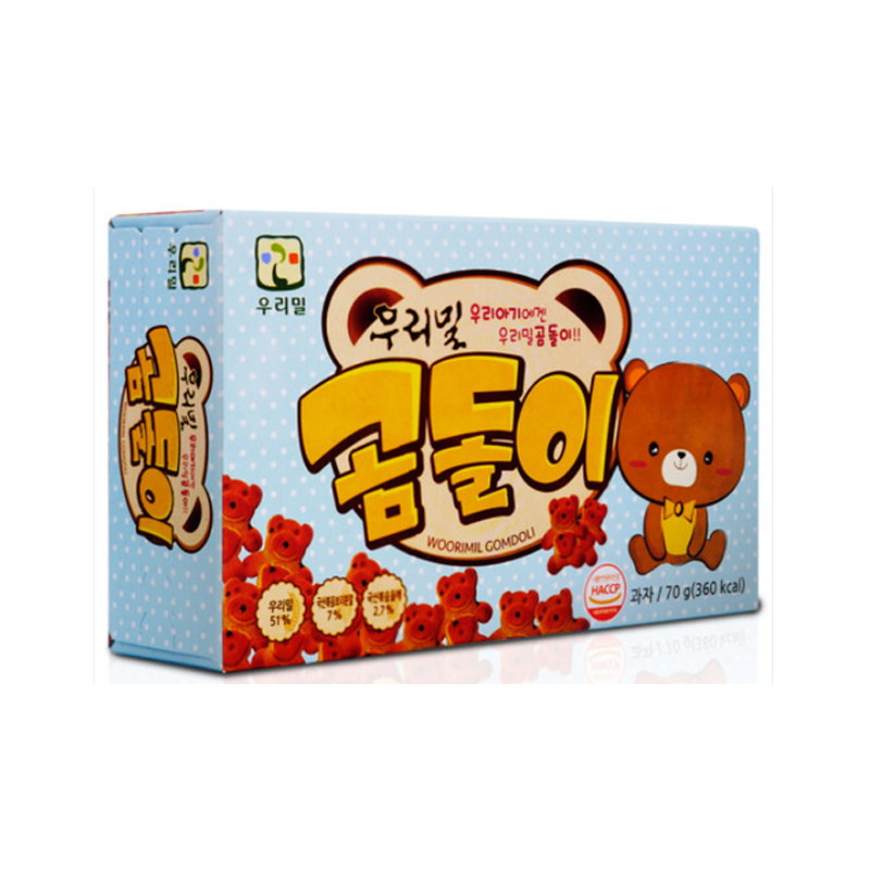 WOORIMIL Kids Bear Snack 70g x 24