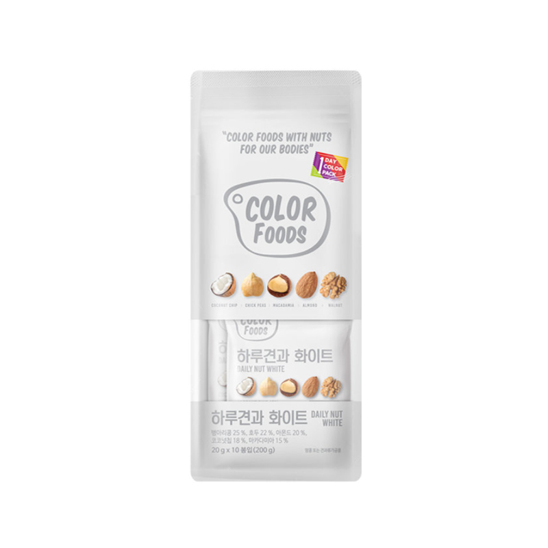 SUNMYUNG Sunnuts Color Food Daily Nut White 20g x 10p x 15