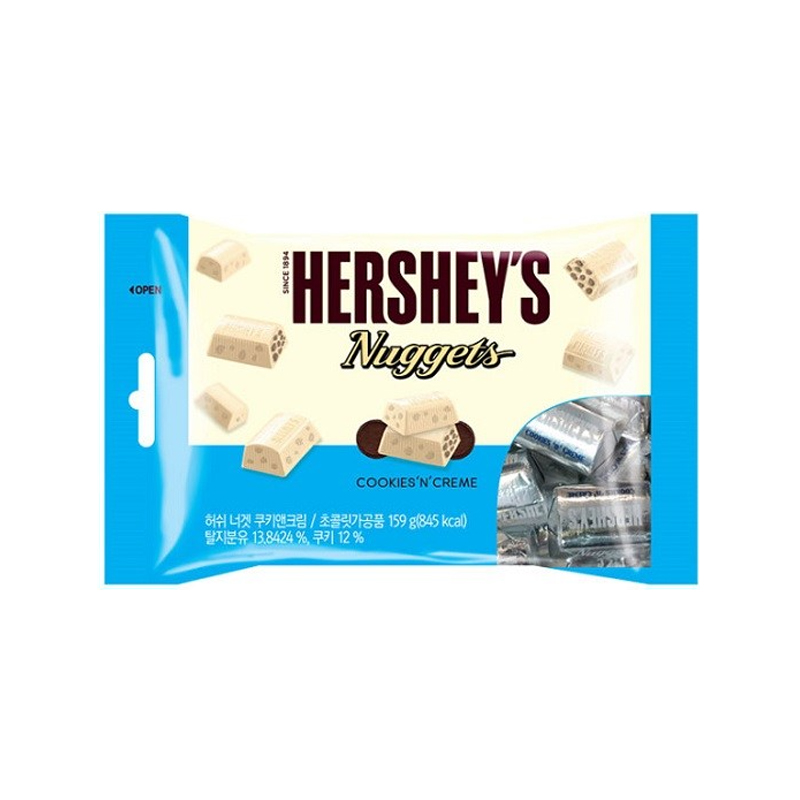 HERSHEY'S Nugget Cookie & Cream 159g x 10