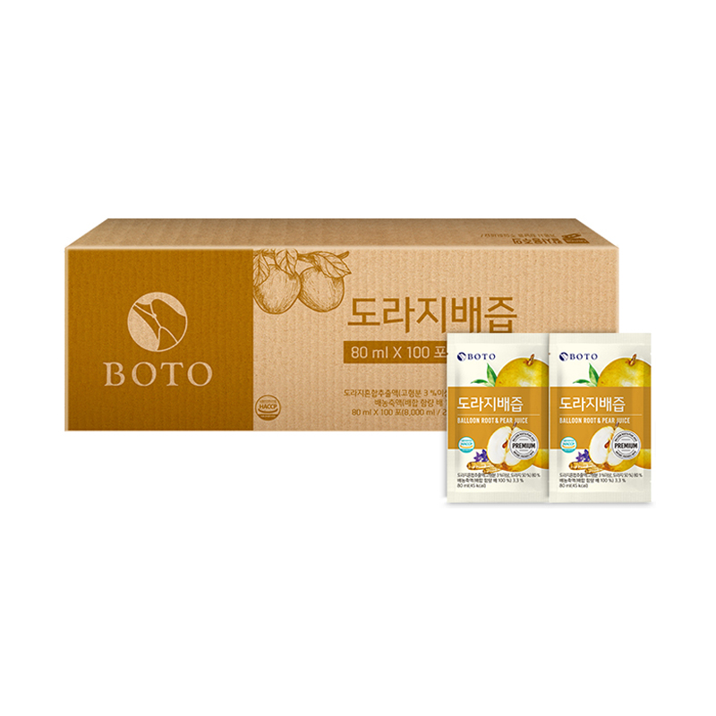 BOTO Balloon Root & Pear Juice 80ml x 100p x 1