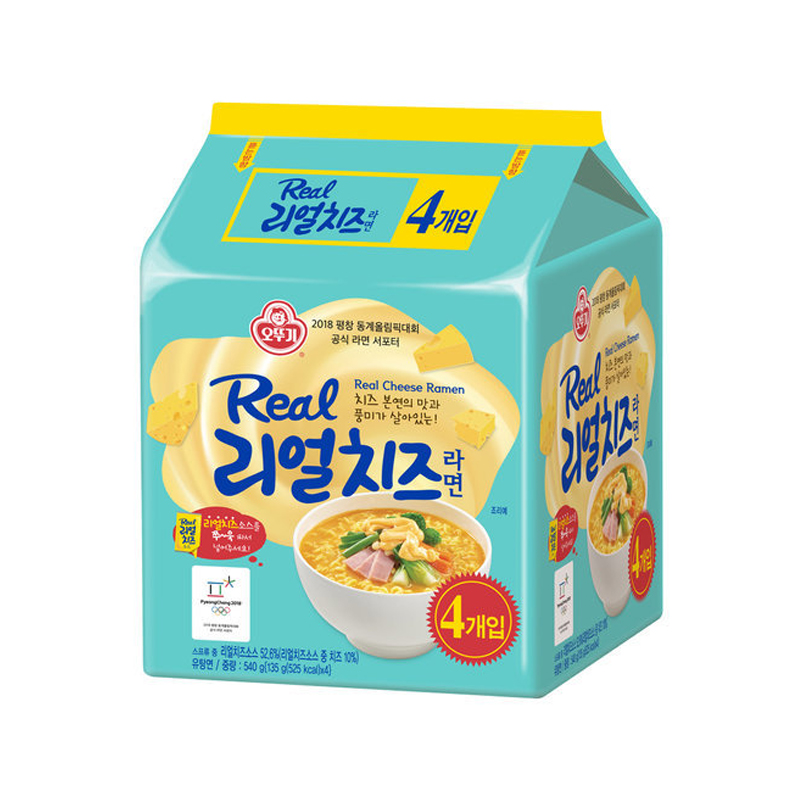 OTTOGI Real Cheese Ramen 135g x 4p x 8