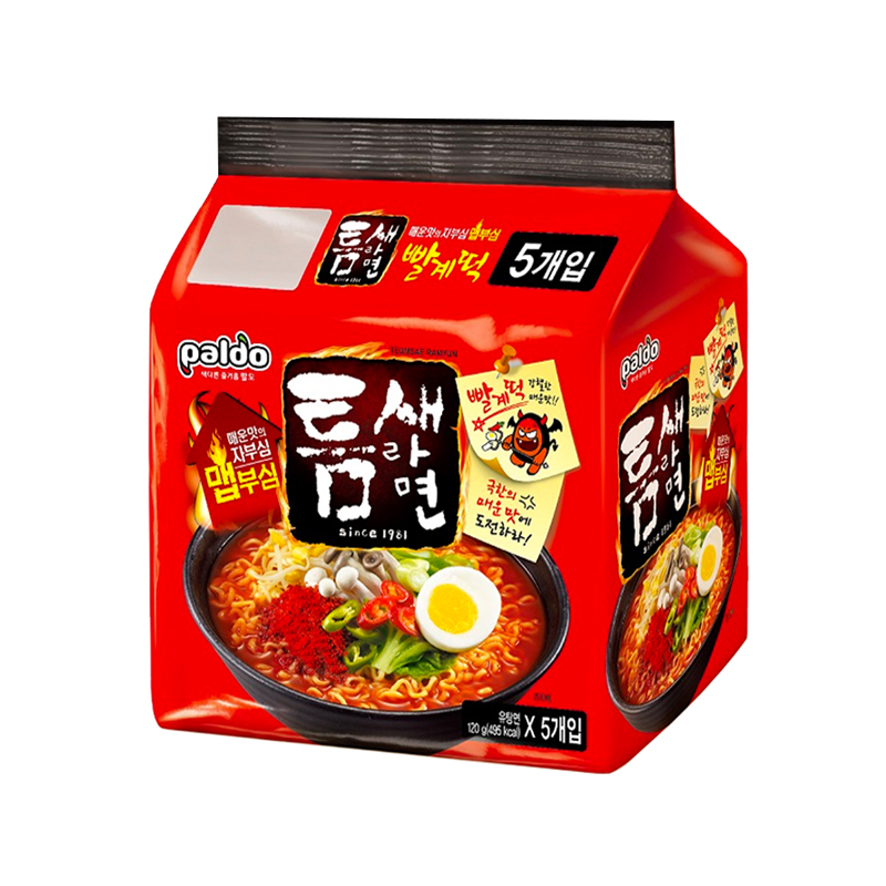 PALDO Teumsae Ramen 120g x 5p x 8