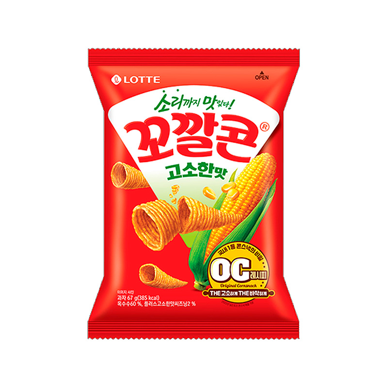 LOTTE Cone Shaped Corn Snack 67g x 20