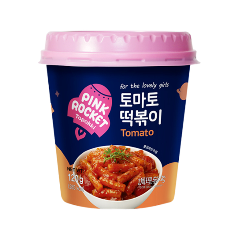 YOUNGPOONG Pink Rocket Tomato Tteokbokki Cup 120g x 30