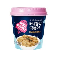 YOUNGPOONG Pink Rocket Honey Garlic Tteokbokki Cup 120g x 30