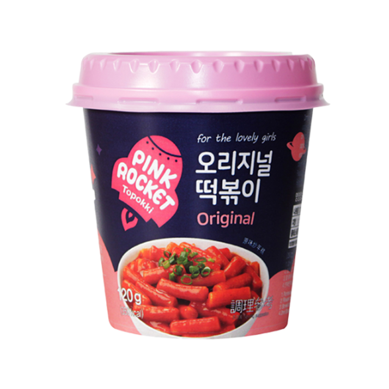 YOUNGPOONG Pink Rocket Original Tteokbokki Cup 120g x 30