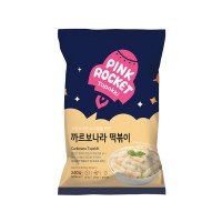 YOUNGPOONG Pink Rocket Carbonara Tteokbokki Pack 240g x 24