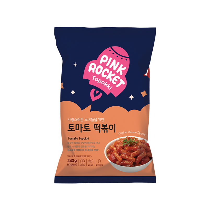 YOUNGPOONG Pink Rocket Tomato Tteokbokki Pack 240g x 24