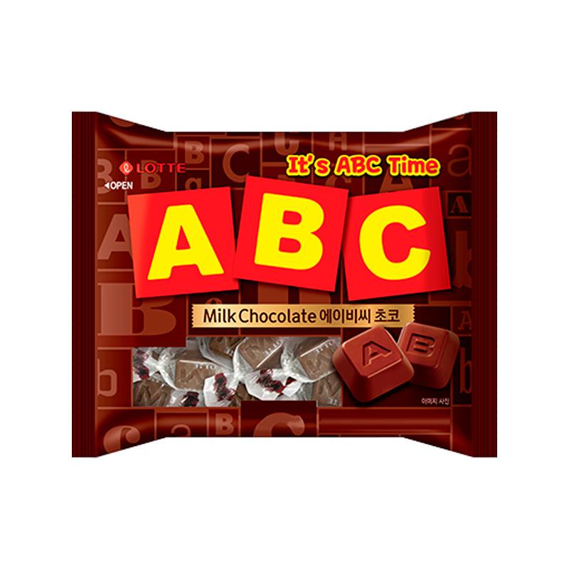 LOTTE ABC Chocolate 187g x 8