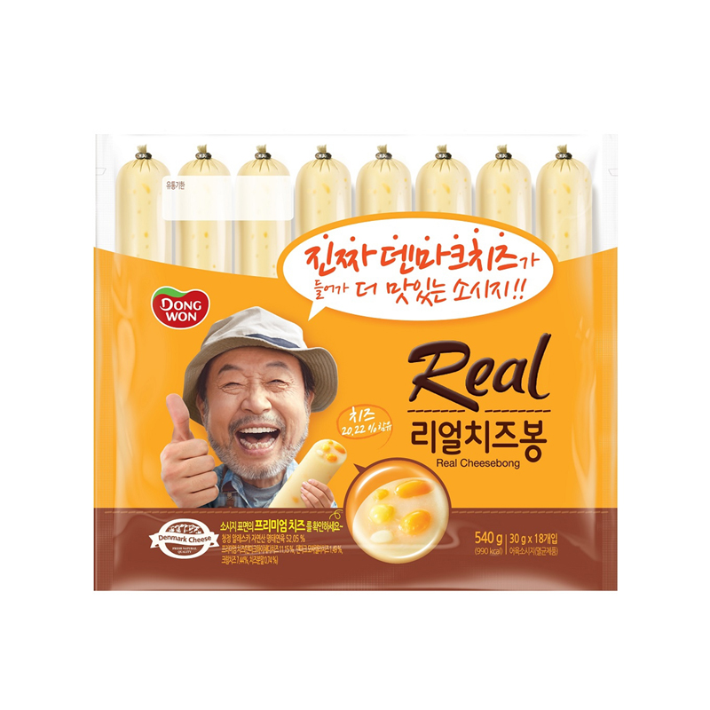 DONGWON Real Cheese Sausage 30g x 18p x 10