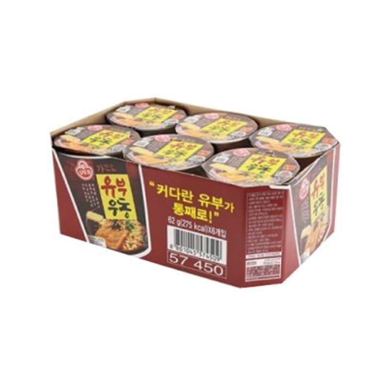 OTTOGI Fried Tofu Udon 62g x 6p x 1