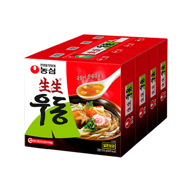 NONGSHIM Udon Noodle Bag 253g x 4p x 6