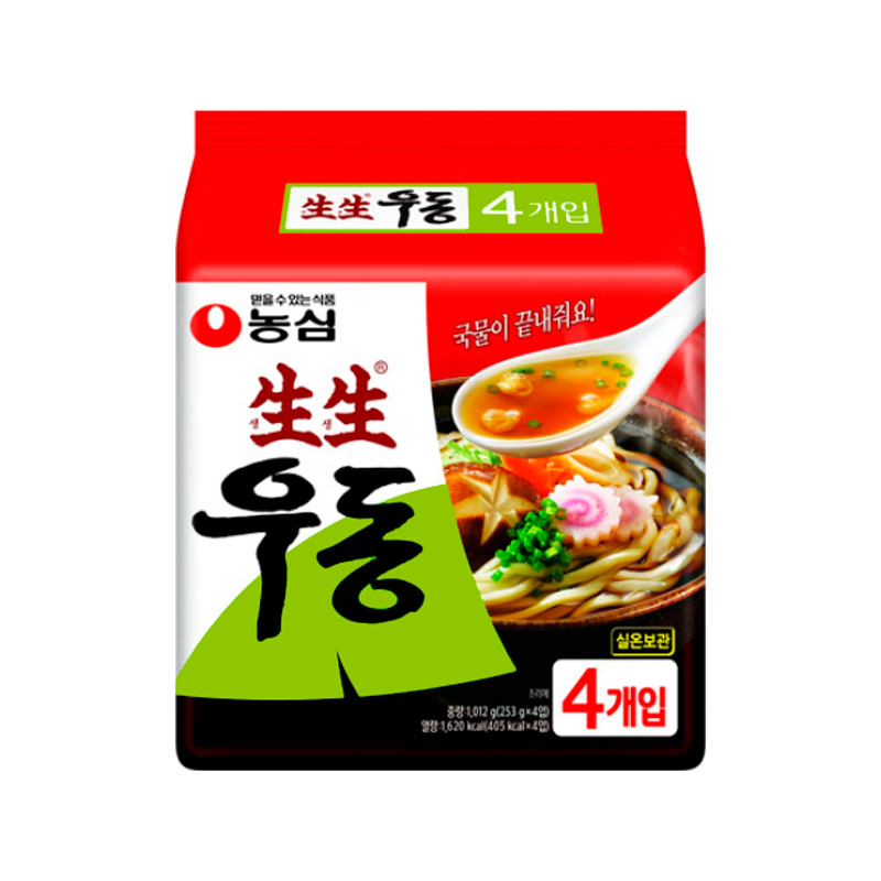 NONGSHIM Udon Noodle Bag 253g x 4p x 6