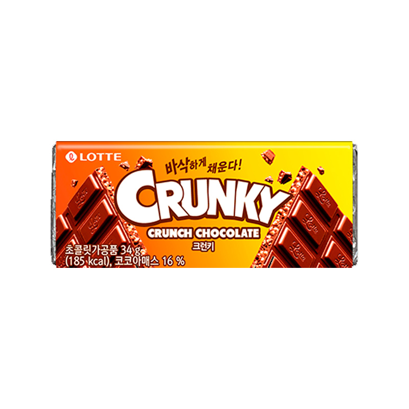 LOTTE Crunky 34g x 48