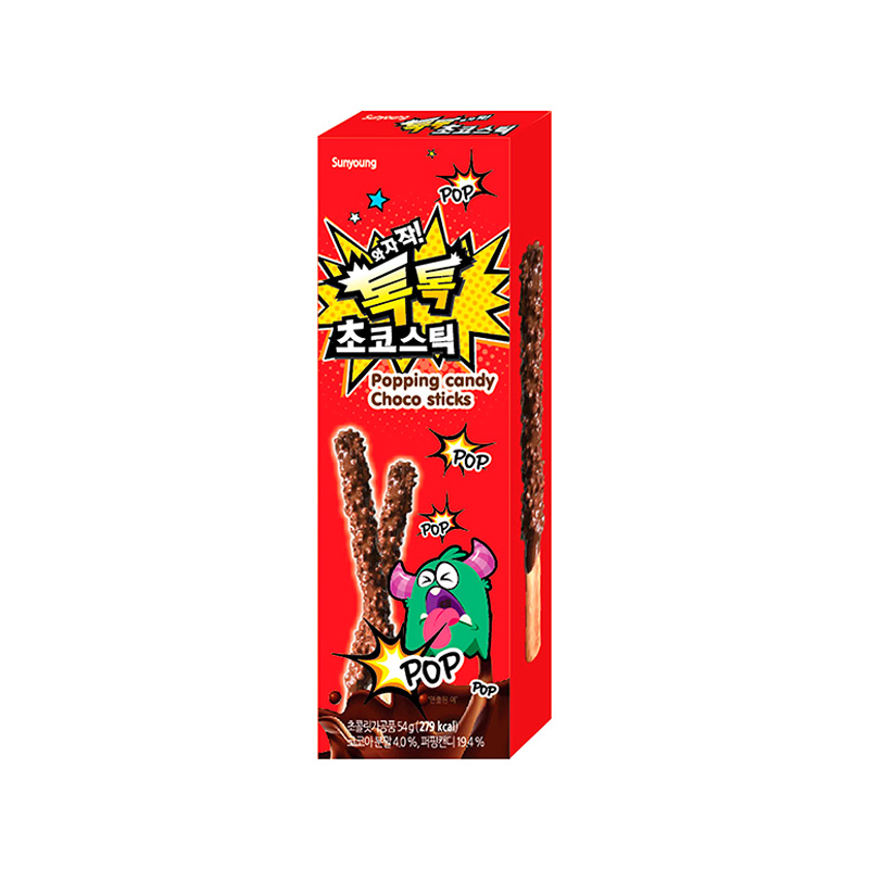 SUNYOUNG Popping Candy Choco Stick 54g x 32