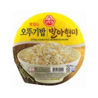 OTTOGI Cooked Glutinous Brown Rice 210g x 12