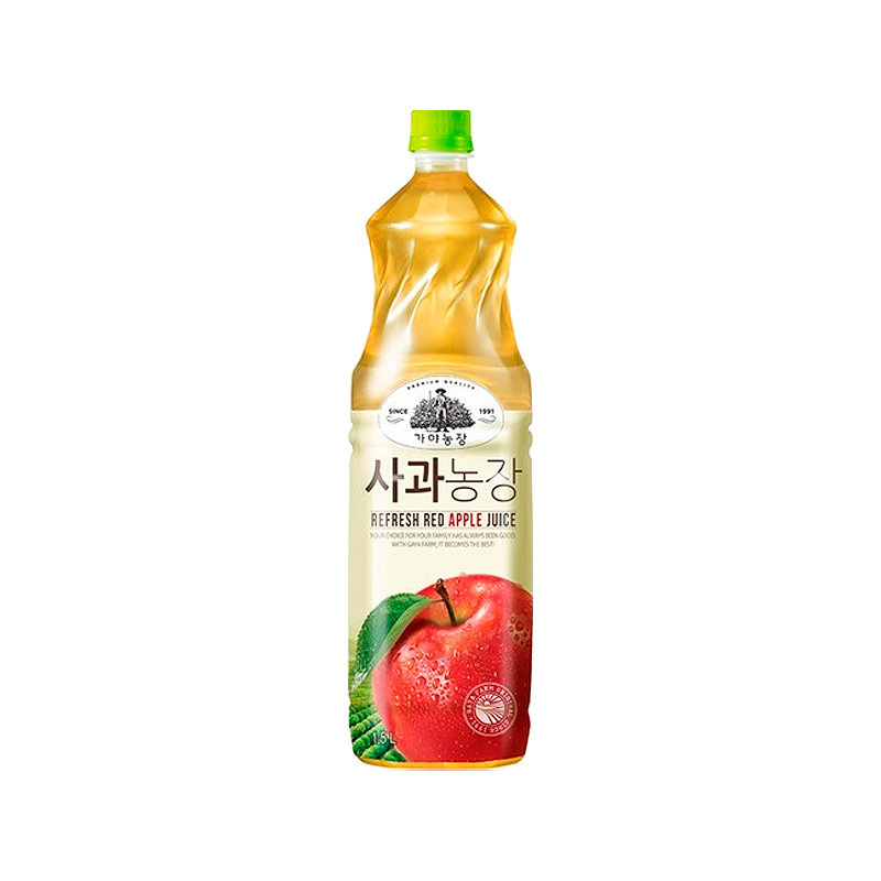 WOONGJIN Gaya Farm Apple Juice PET 1500ml x 12