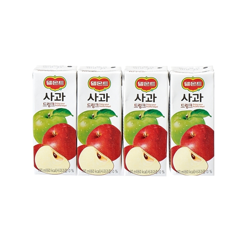 LOTTE CHILSUNG Delmonte Apple Drink 190ml x 32