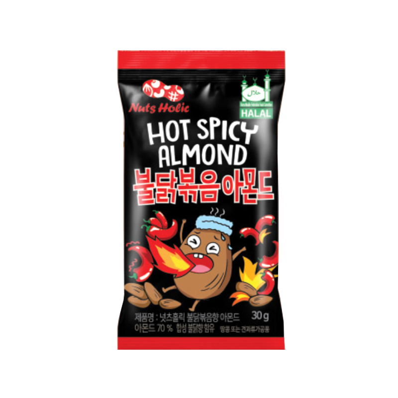 SUNMYUNG Nuts Holic Hot Spicy Chicken Almond HALAL 30g x 160