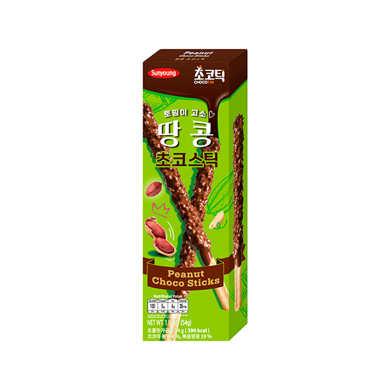 SUNYOUNG Peanut Choco Stick 54g x 32