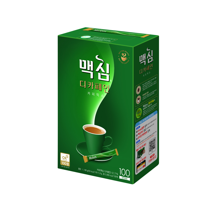 DONGSUH Maxim Decafe Coffee Mix 11.8g x 100p x 8