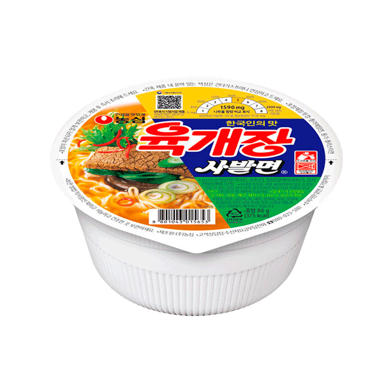 NONGSHIM Yukejang Noodle Soup Cup 86g x 24