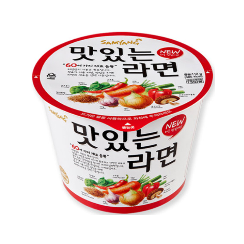 SAMYANG Assorted Vegetable Big Cup 112g x 16