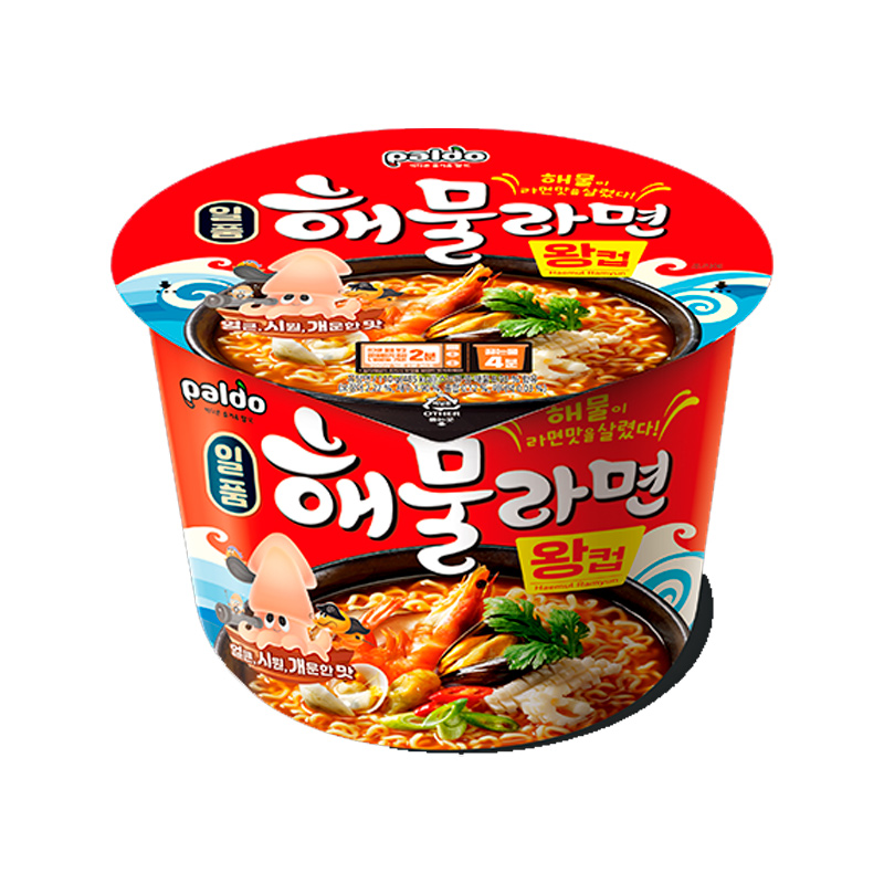 PALDO Seafood King Noodle Big Bowl 110g x 16