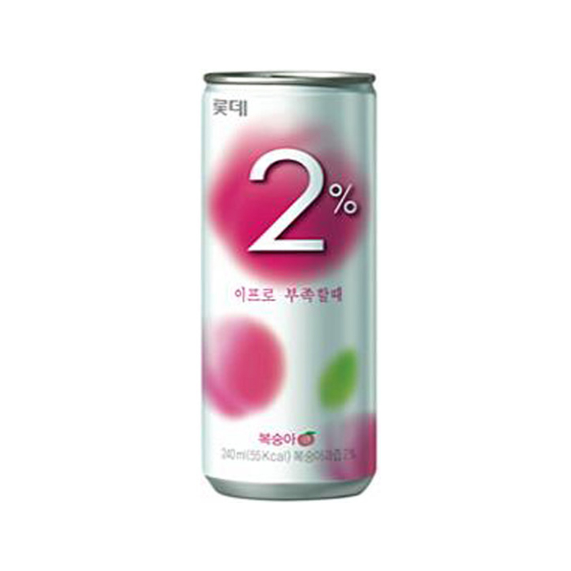 LOTTE CHILSUNG 2% Peach 250ml x 30