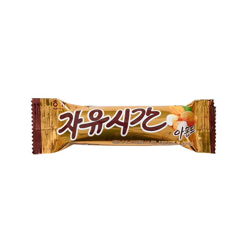 HAITAI Free Time Chocolate Bar Almond 36g x 144