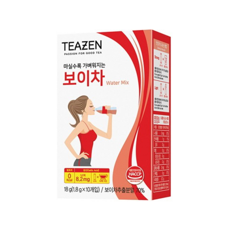 TEAZEN Puer Tea Water Mix 1.8g x 10p x 12