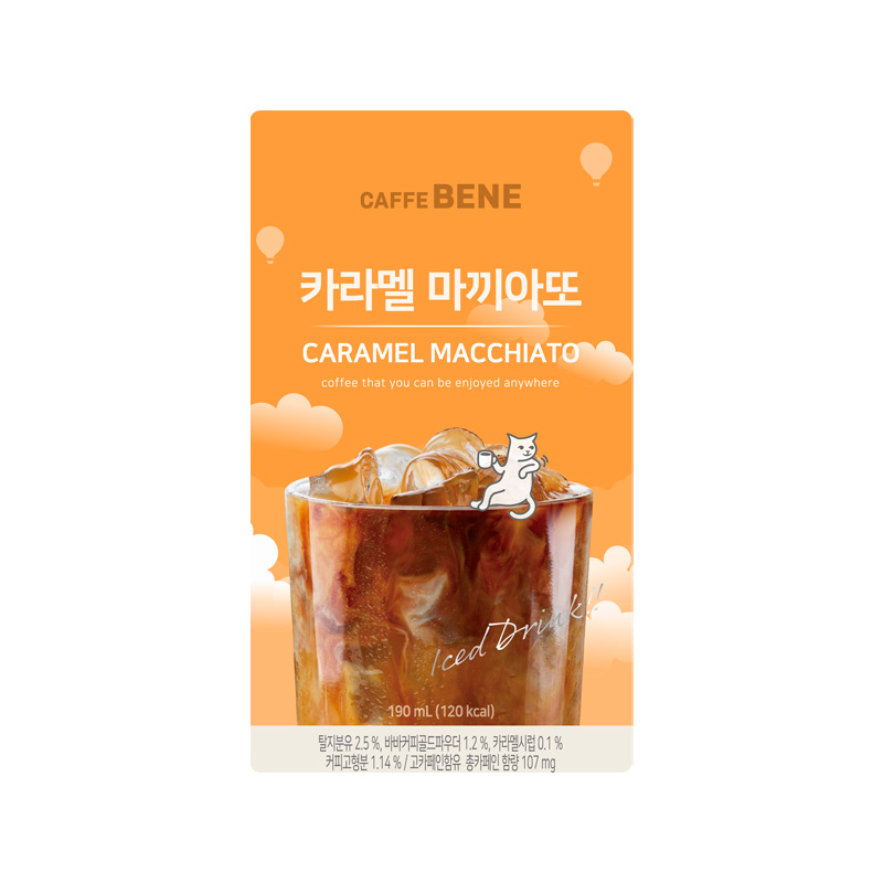 CAFFE BENE Caramel Macchiato Pouch 190ml x 50