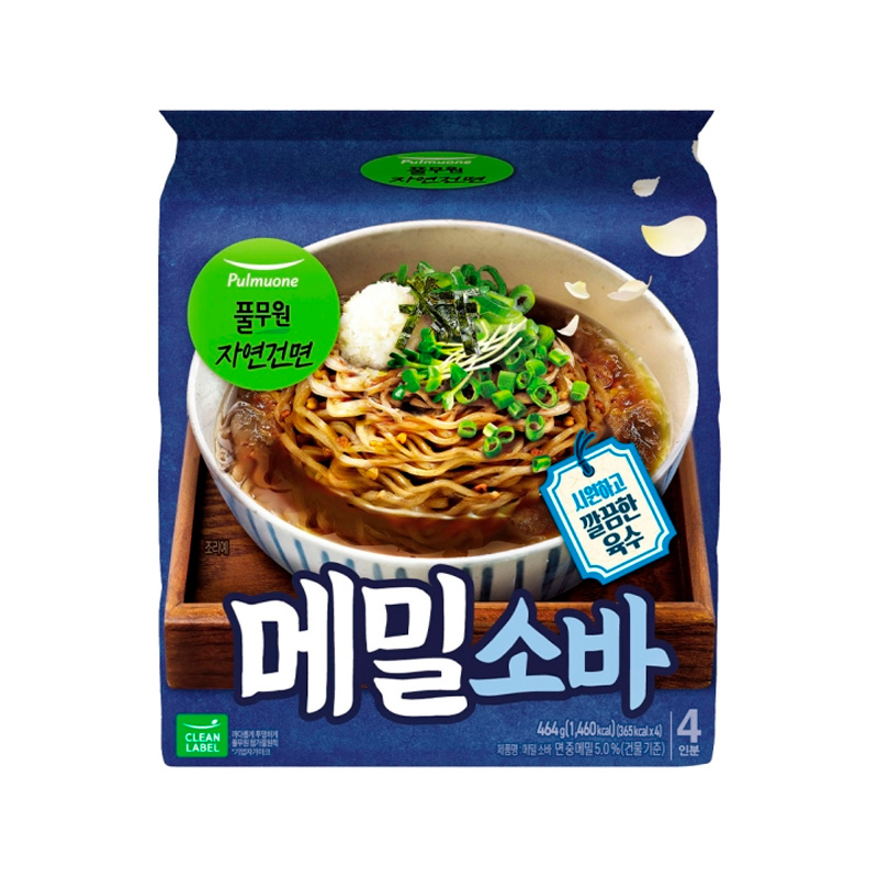 PULMUONE Buckwheat Cold Noodle 116g x 4p x 8