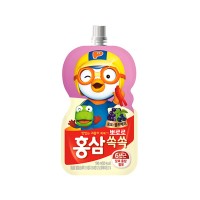 PALDO Pororo Red Ginseng Juice Grape Blueberry 100ml x 40