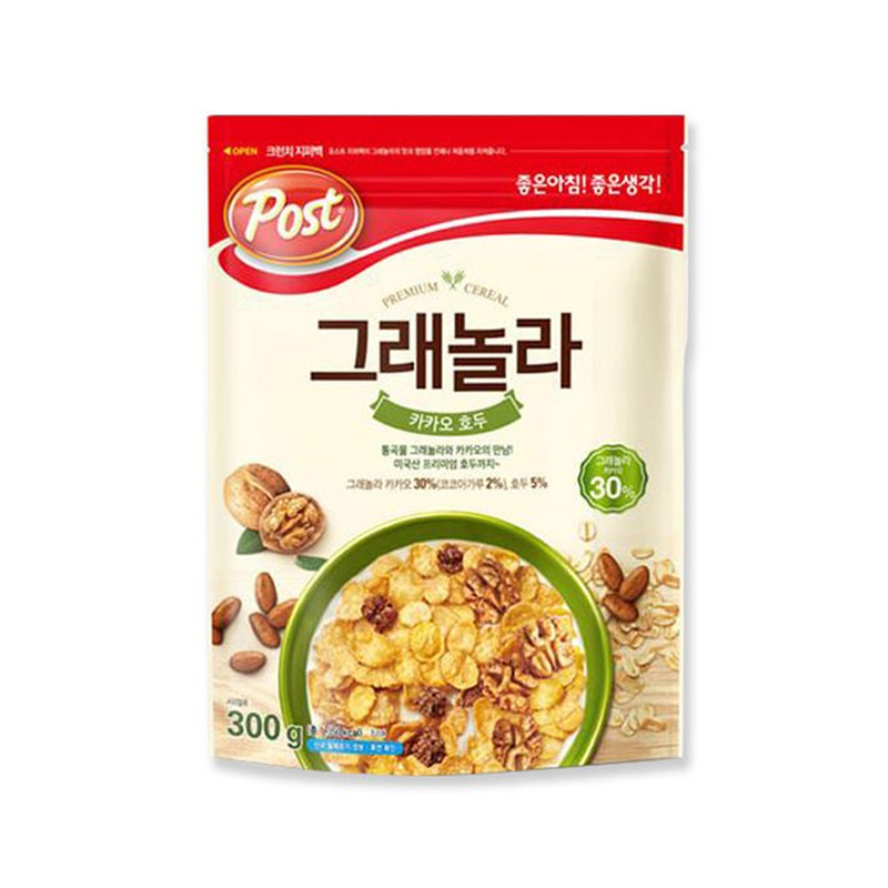 DONGSUH Post Cacao Walnut Granola 300g x 10