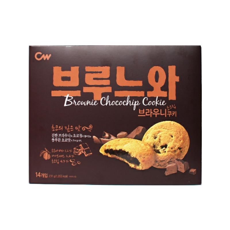 CW Bronoir Brownie Chocochip Cookie 198g x 10