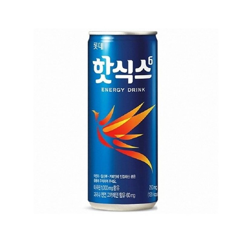 LOTTE CHILSUNG HOT6 Energy Drink 250ml x 30