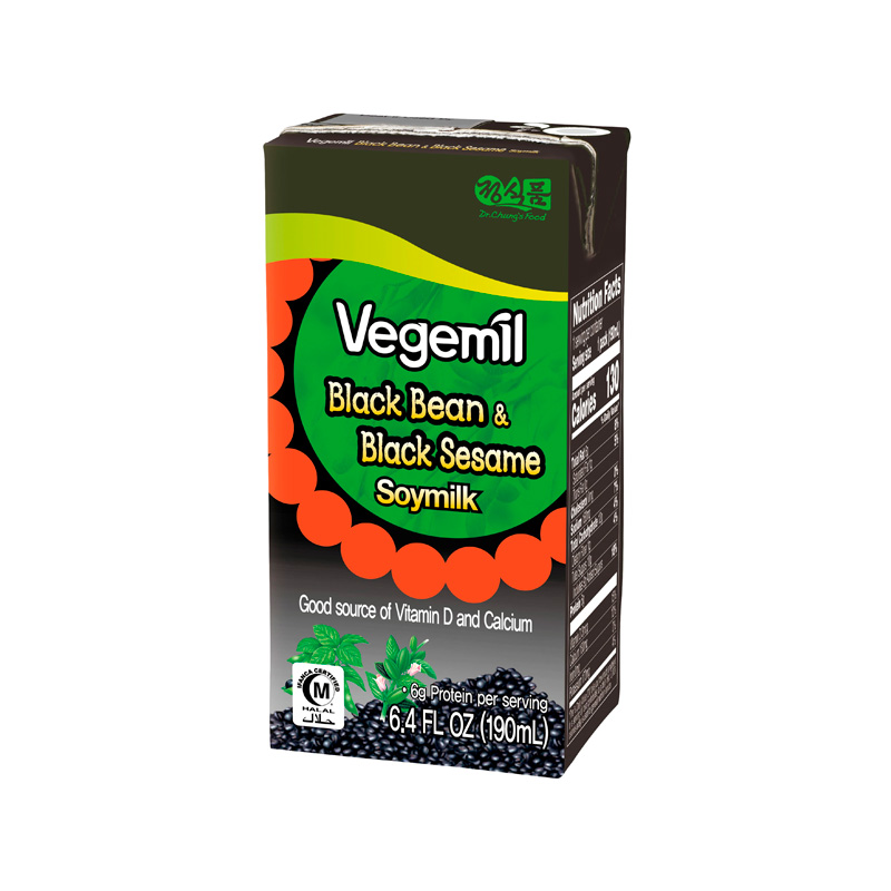 DR.CHUNG'S FOOD Vegemil Black Bean & Black Sesame Soymilk 190ml x 96