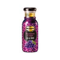 LOTTE CHILSUNG Delmonte Fruit Juice Bottle Set Grape 180ml x 12p x 4