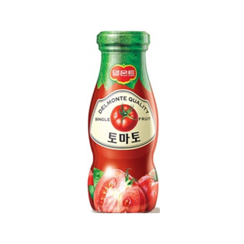 LOTTE CHILSUNG Delmonte Fruit Juice Bottle Set Tomato 180ml x 12p x 4