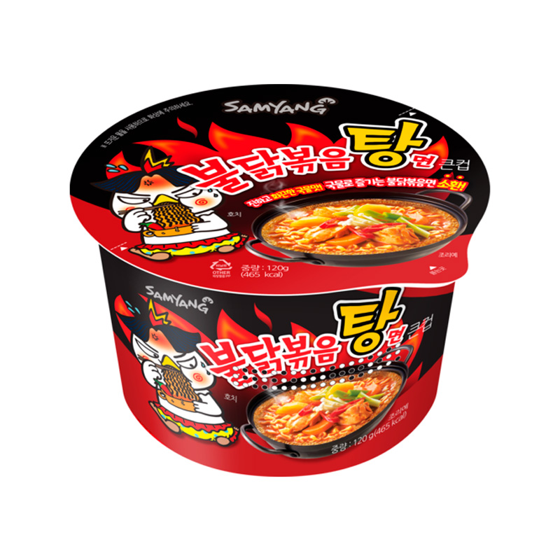 SAMYANG Hot Chicken Flavor Soup Ramen Big Cup 120g x 16