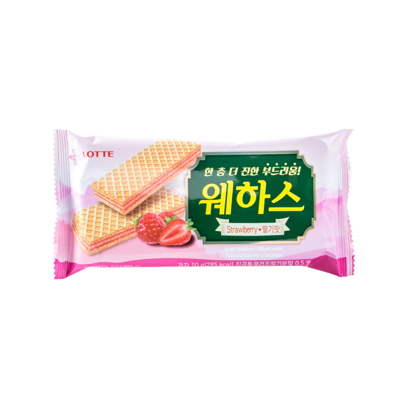 LOTTE Wahas Strawberry Flavor 50g x 40