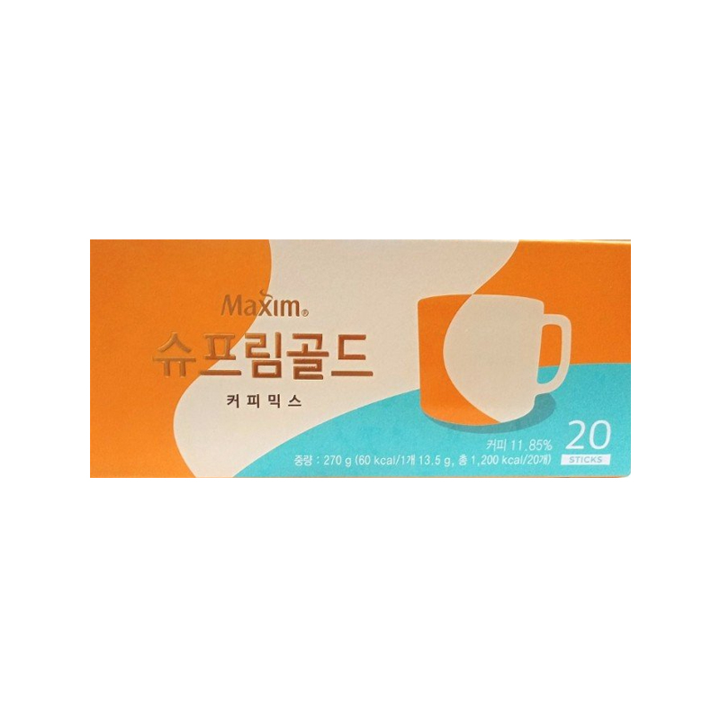 DONGSUH Maxim Supreme Gold Coffee Mix 13.5g x 20p x 24