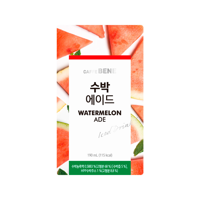 CAFFE BENE Watermelon Ade 190ml x 50