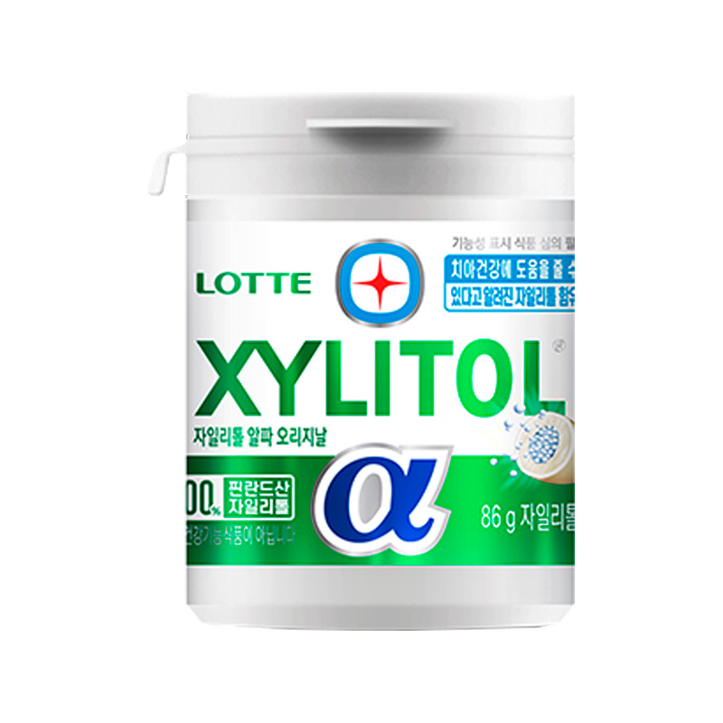 LOTTE Xylitol Alpha Original Container 86g x 24