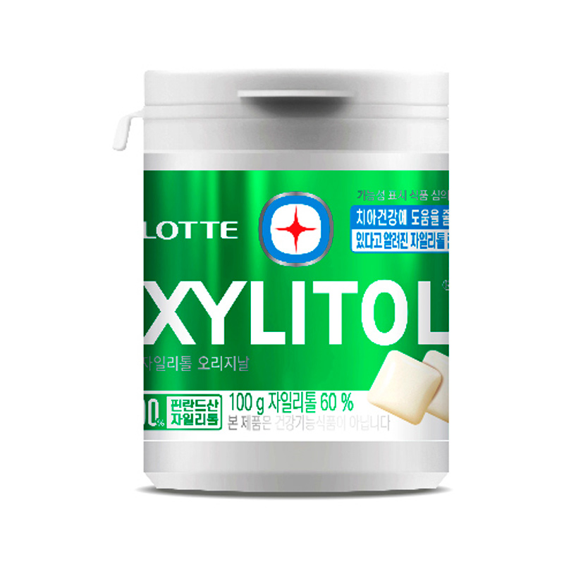 LOTTE Xylitol Original Container 100g x 24